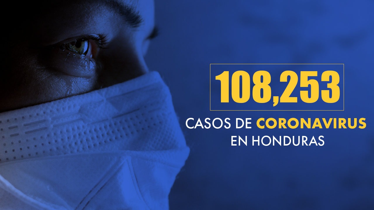 Honduras eleva la cifra de contagiados por covid a 108,253