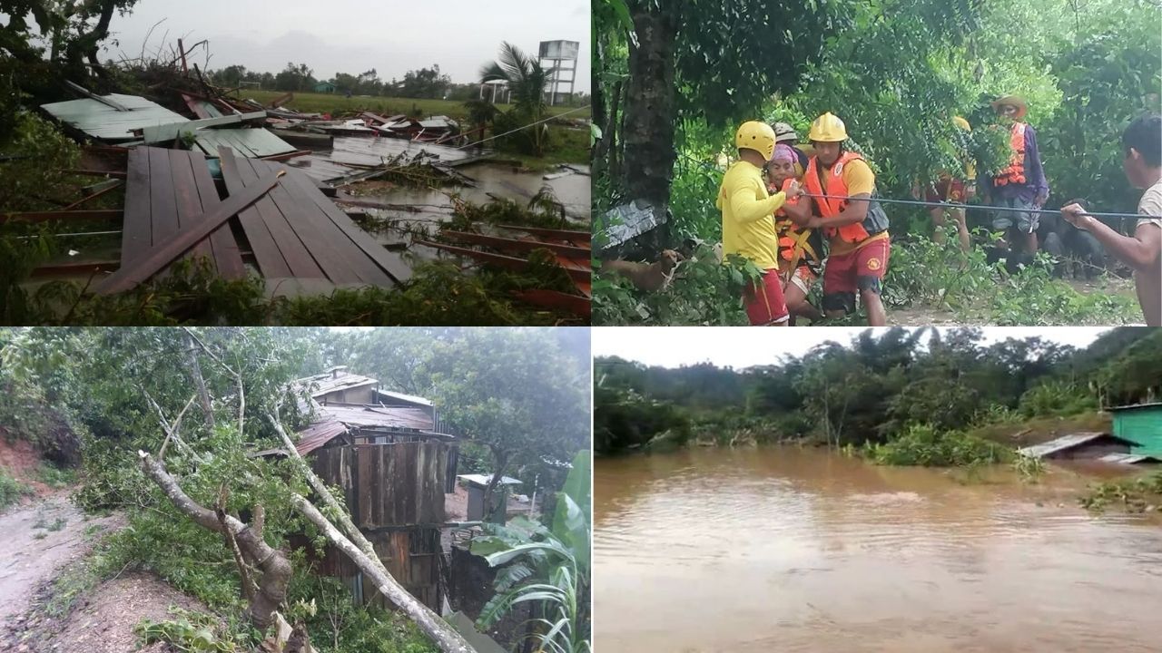 Huracán Iota ni ha ingresado a Honduras, pero sus bandas ya provocaron daños, mira las fotos y vídeos