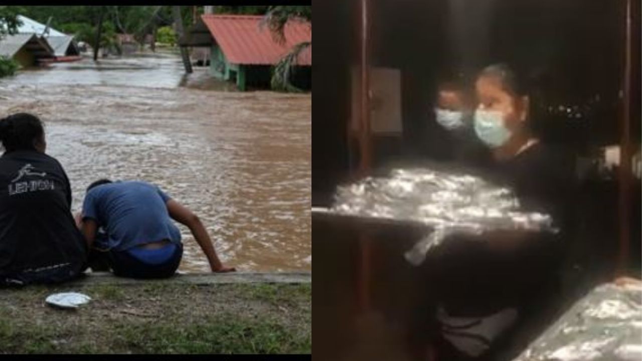 Hondureña iba a entregar 'burritas' a damnificados por Eta en Juticalpa, pero personal de Copeco se lo impidió