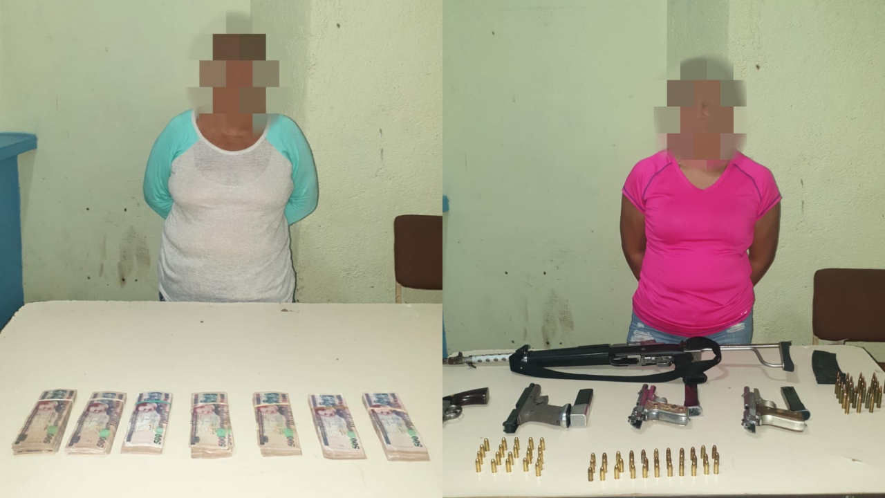 Dos mujeres fueron detenidas en Honduras, una por el supuesto delito de lavado de activos y otra por la portación ilícita de armas de fuego