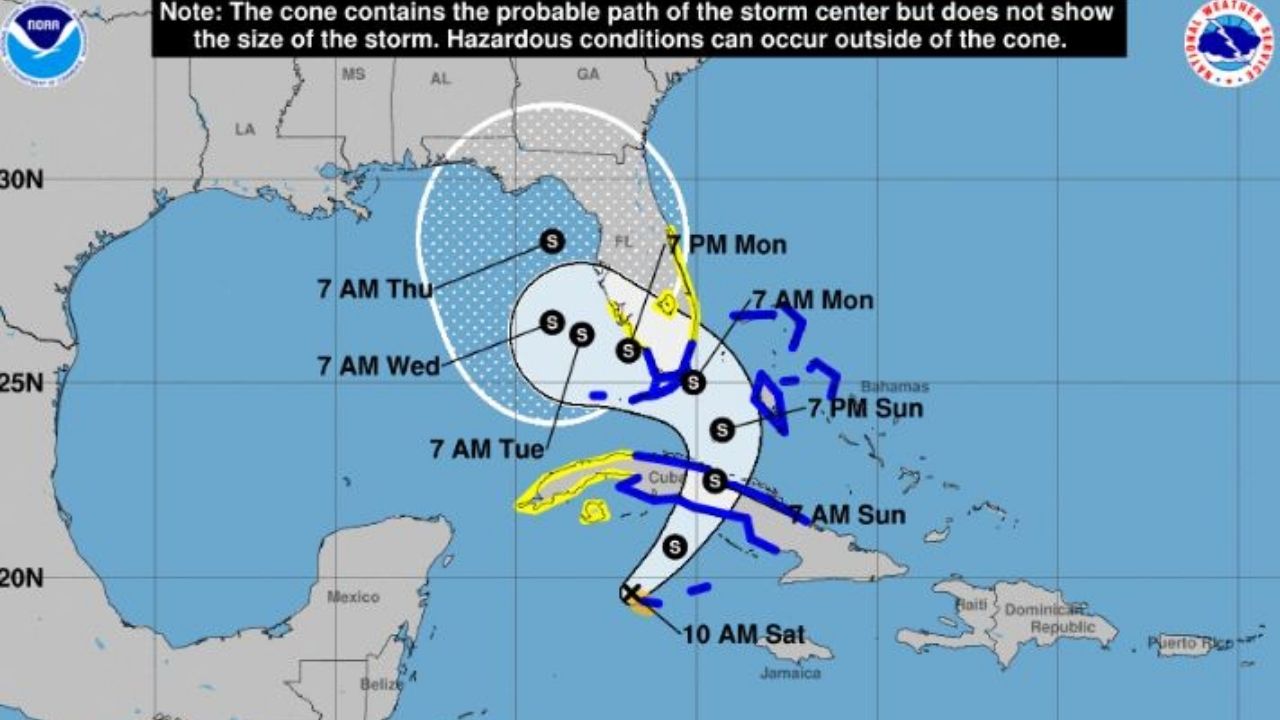 Eta se vuelve a convertir en tormenta tropical tras rumbo a Cuba