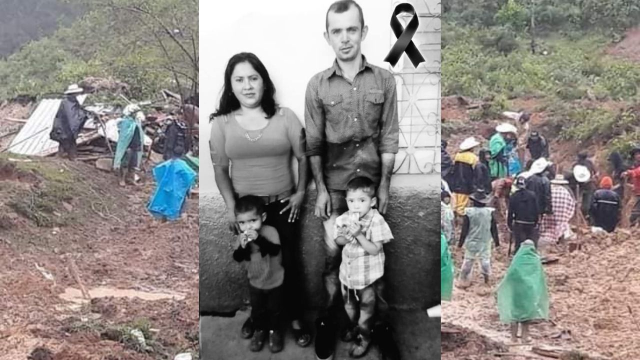 Luto en Honduras por Eta: Familia completa muere tras derrumbe en una comunidad de Ocotepeque