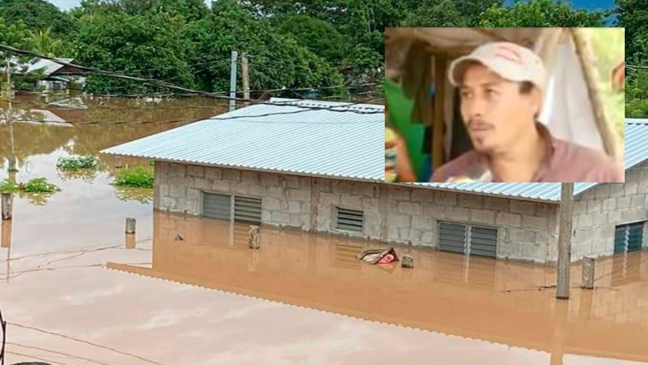 'El agua nos llegaba hasta el cuello y la corriente estaba fuerte': hondureño relata cómo logró salir junto a su familia de las inundaciones por Iota