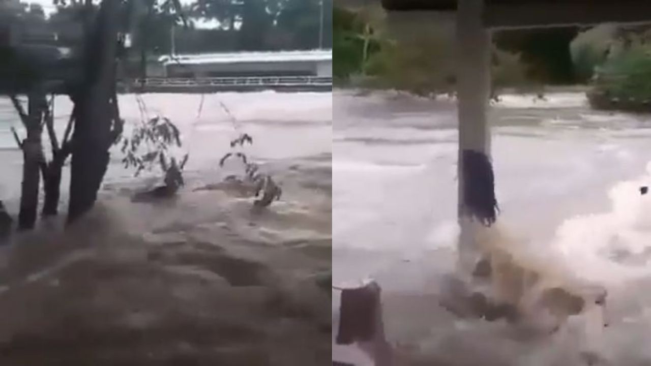 ´Estoy atrapado, nadie podrá ayudarme, no tengo para donde agarrar´, dice guatemalteco desde el techo de su casa tras inundaciones por Eta