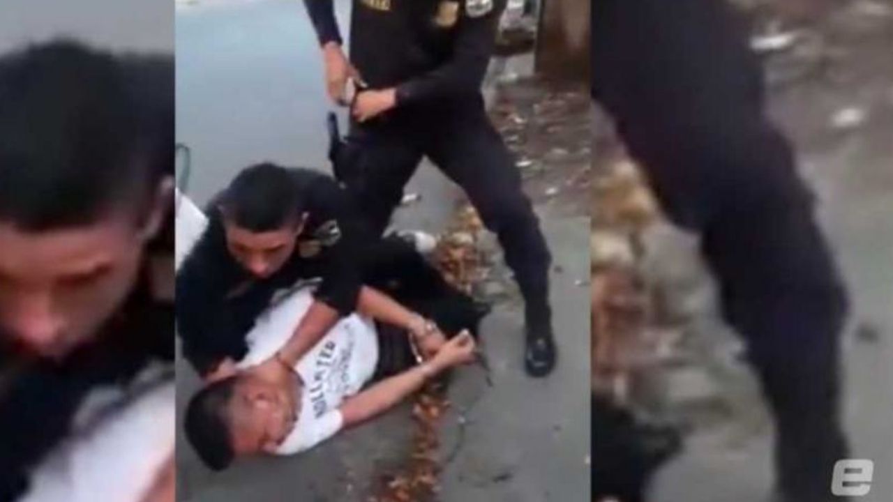 Policía da paliza a joven; 'no te doy un balazo porque me voy a meter en problemas', aqui el video