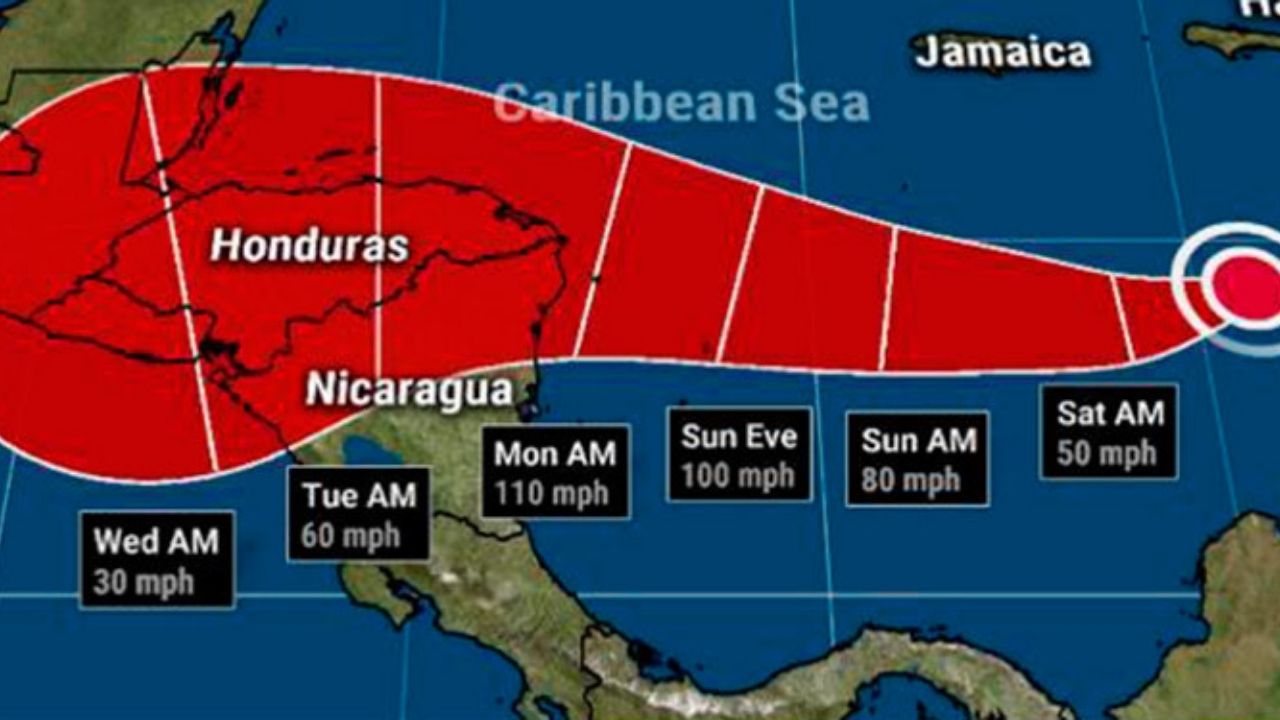 ¿Cuánto días estará la tormenta tropical Iota en Honduras?