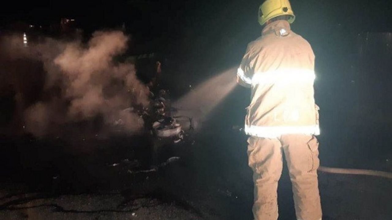 Calcinados murieron dos motociclistas al colisionar entre sí en El Progreso
