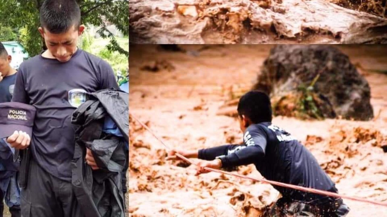 'Sentí temor', confiesa hondureño aspirante a policía que se arriesgó para salvar a 14 personas a punto de ahogarse