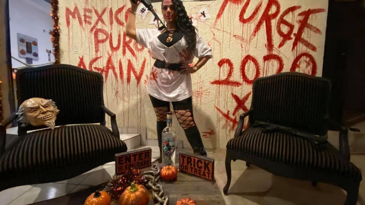 Regidora de Tijuana causa gran polémica en redes por disfrazarse de sicaria