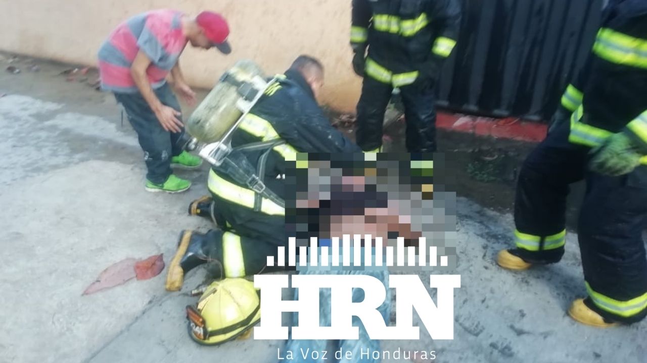 Dramático rescate de un hombre en incendio de vivienda en colonia Kennedy, Tegucigalpa