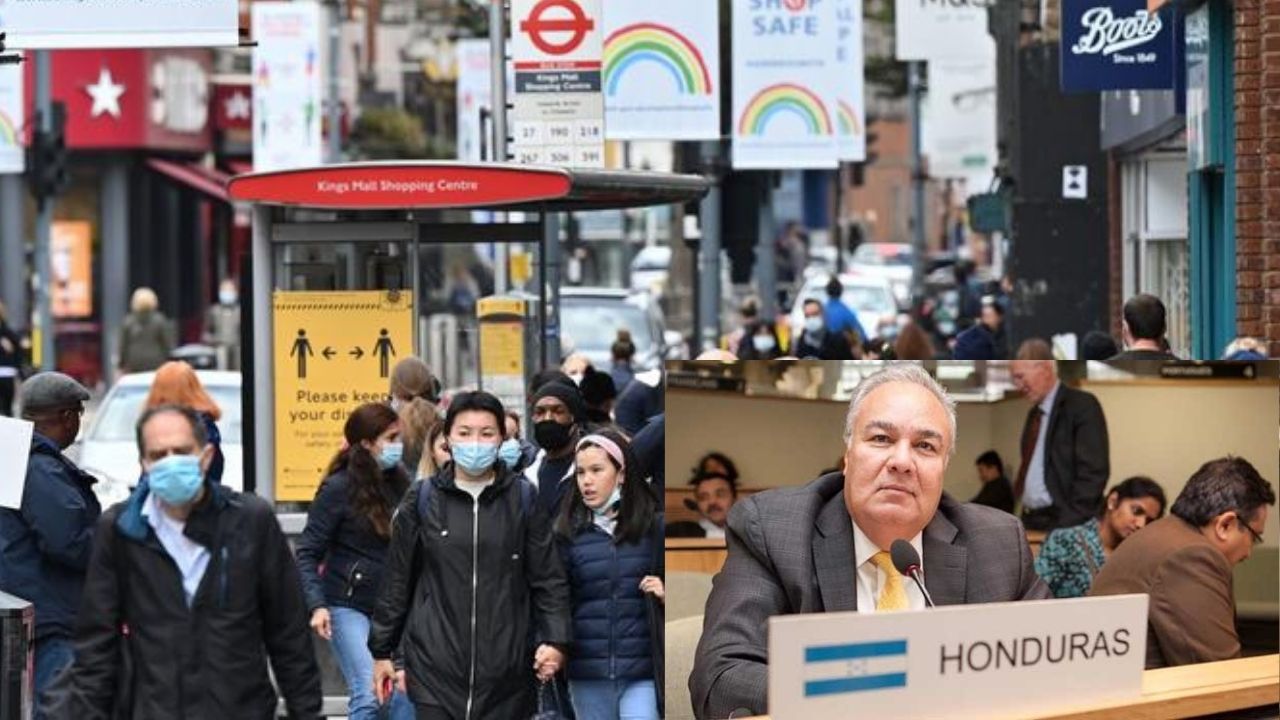 ¿Hay hondureños afectados en el Reino Unido por la nueva cepa de covid? lo revela el embajador de Honduras en el lugar