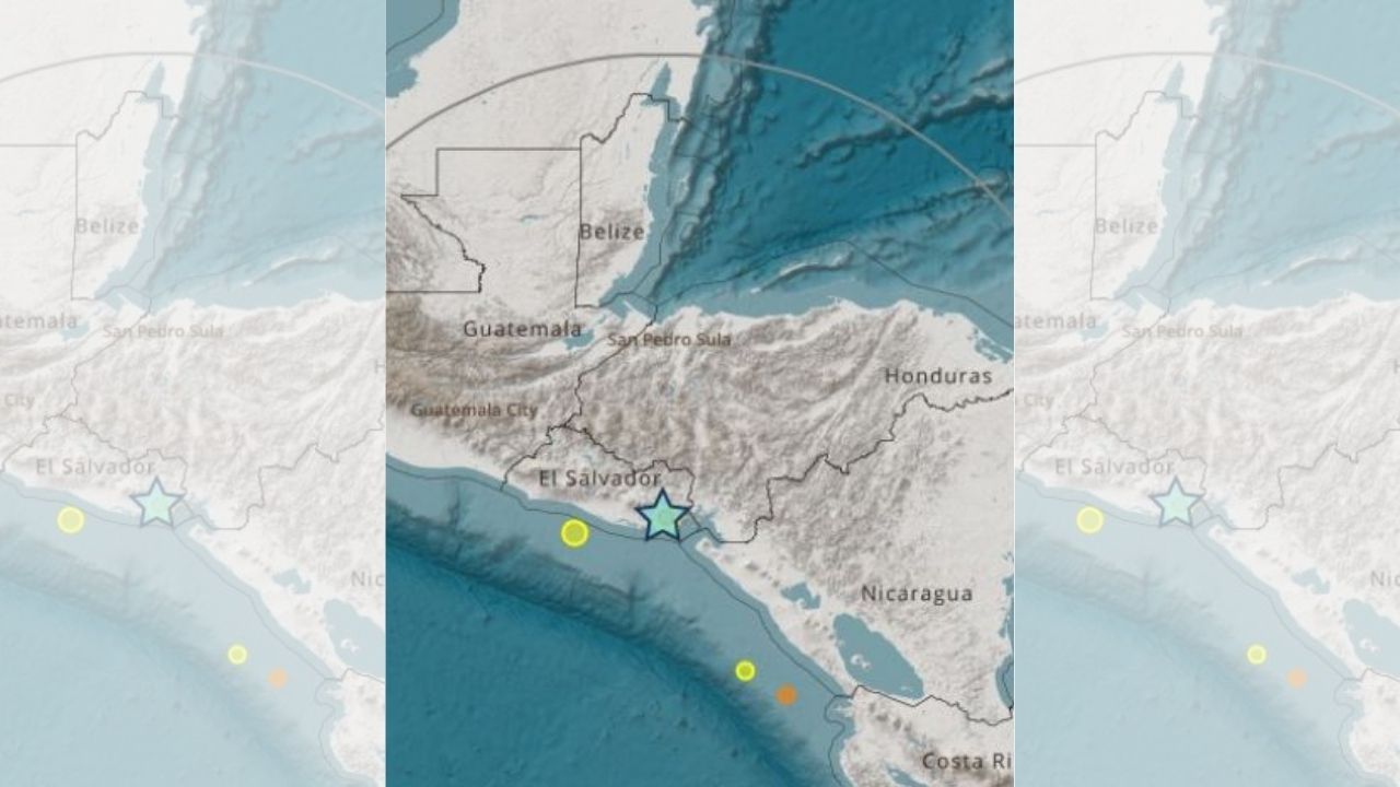 Sismo de 4.5 grados sacudió a El Salvador y se percibió en la zona sur de Honduras