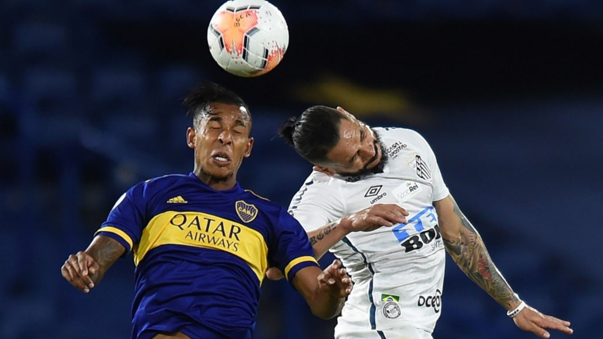 Santos rescató un empate ante Boca y la semifinal se define en Brasil