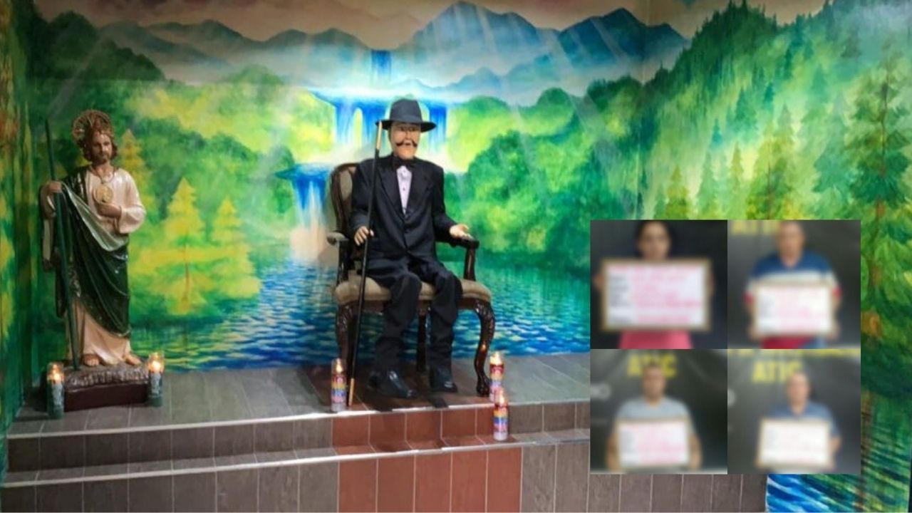 A la cárcel envían a 4 hondureños a quienes se les vincula con la figura de 'El Santo de los narcos' mexicanos