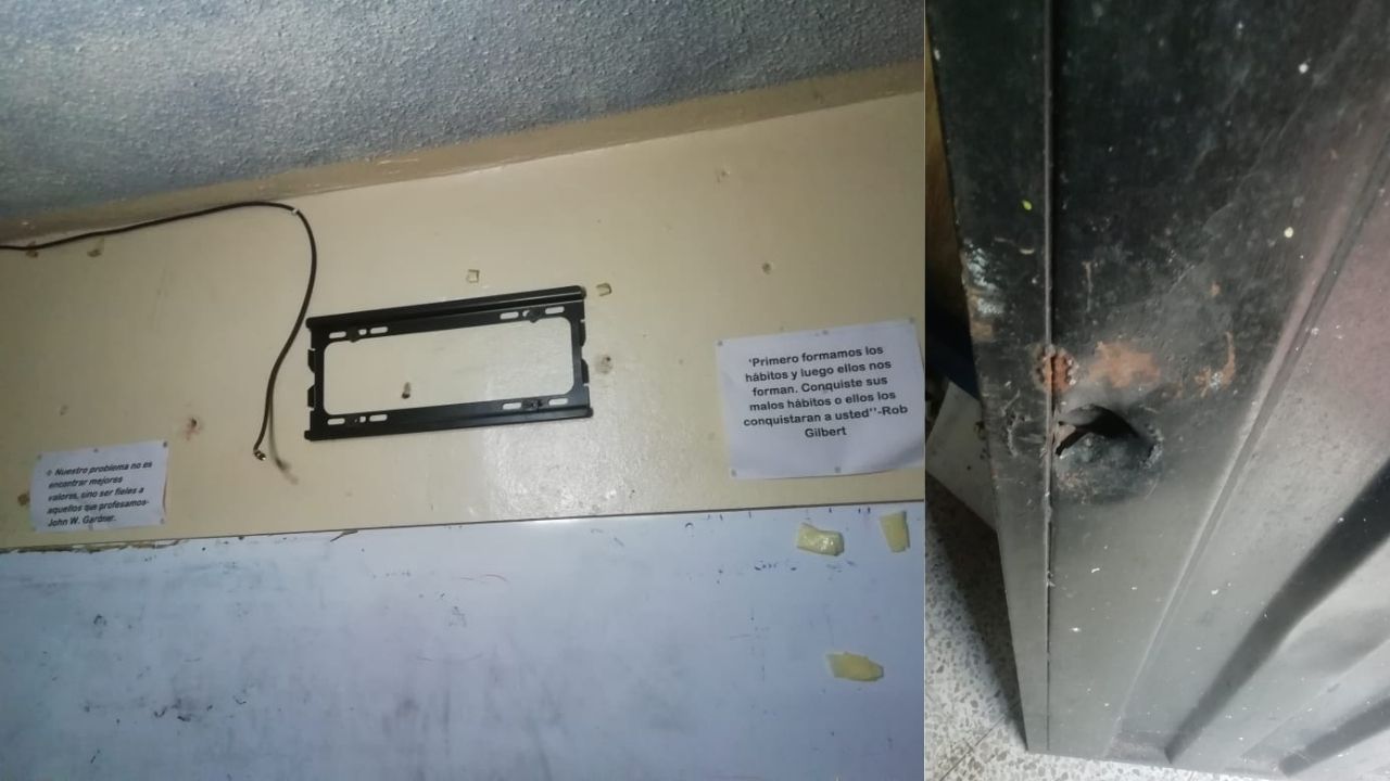 Delincuentes roban computadoras y microscopios de un colegio en Tegucigalpa