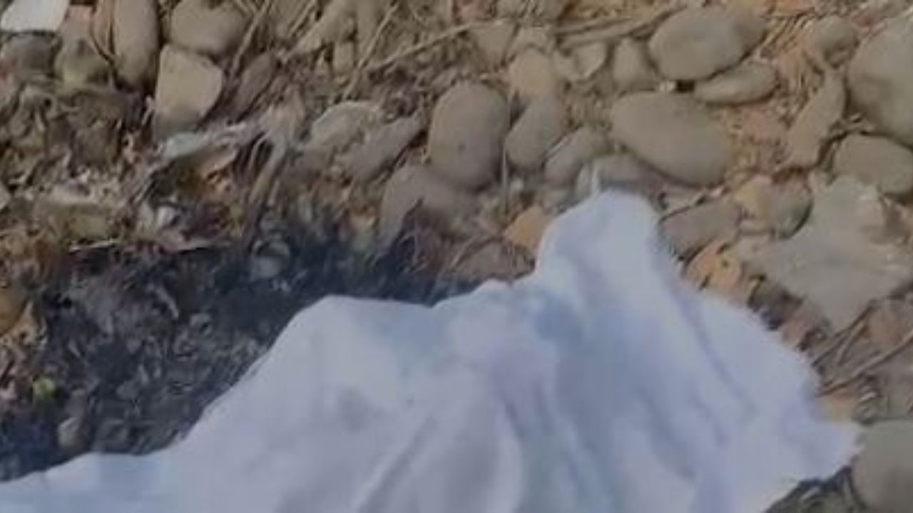 Hallan bebé calcinado en Choluteca, mira la reacción de una mujer tras el dantesco hallazgo