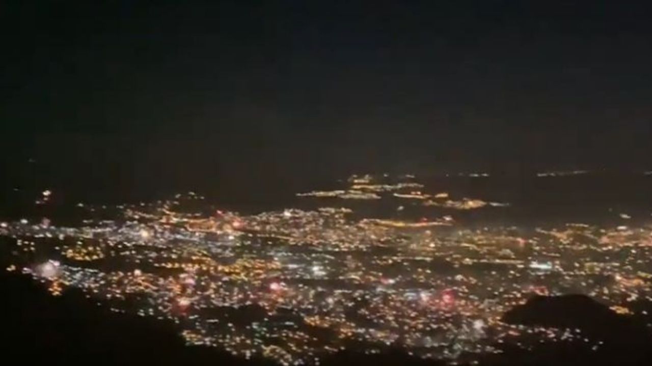 Así lució la capital hondureña en fin de año, el video muestra imágenes no antes vistas