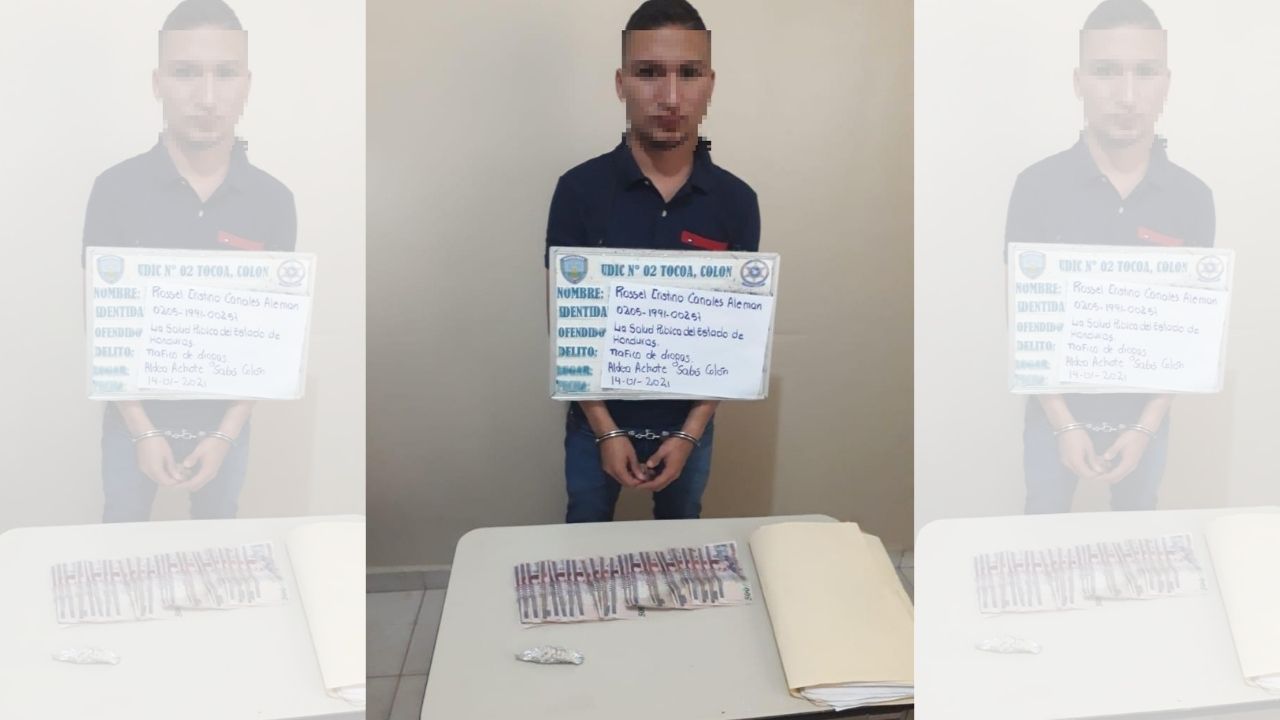 En posesión de supuesta droga y dinero en efectivo arrestan a precandidato a alcalde por el Partido Liberal en Colón