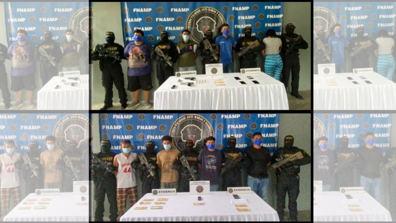 Capturan a ocho supuestos pandilleros en el norte de Honduras