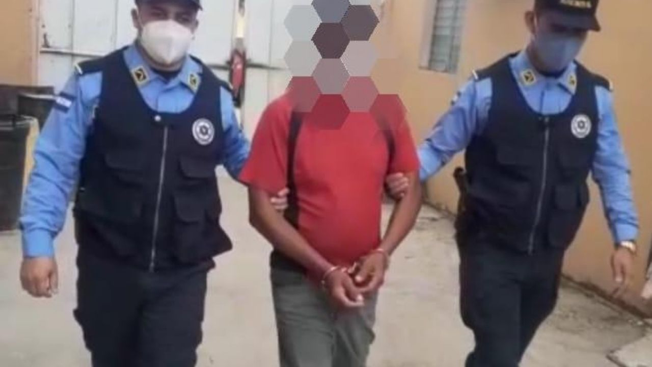 Hondureño es capturado por la supuesta agresión sexual contra sus dos hijos en Talanga