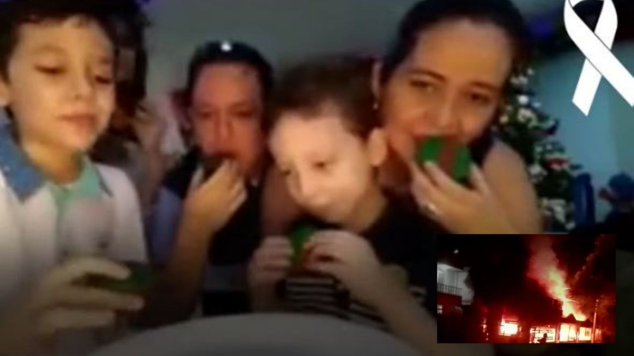 Conmoción en Colombia: vídeo muestra los últimos momentos de vida de una familia antes de morir en incendio