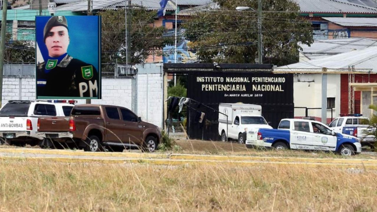 Privado de libertad mata a un policía militar en la cárcel de Támara, Francisco Morazán
