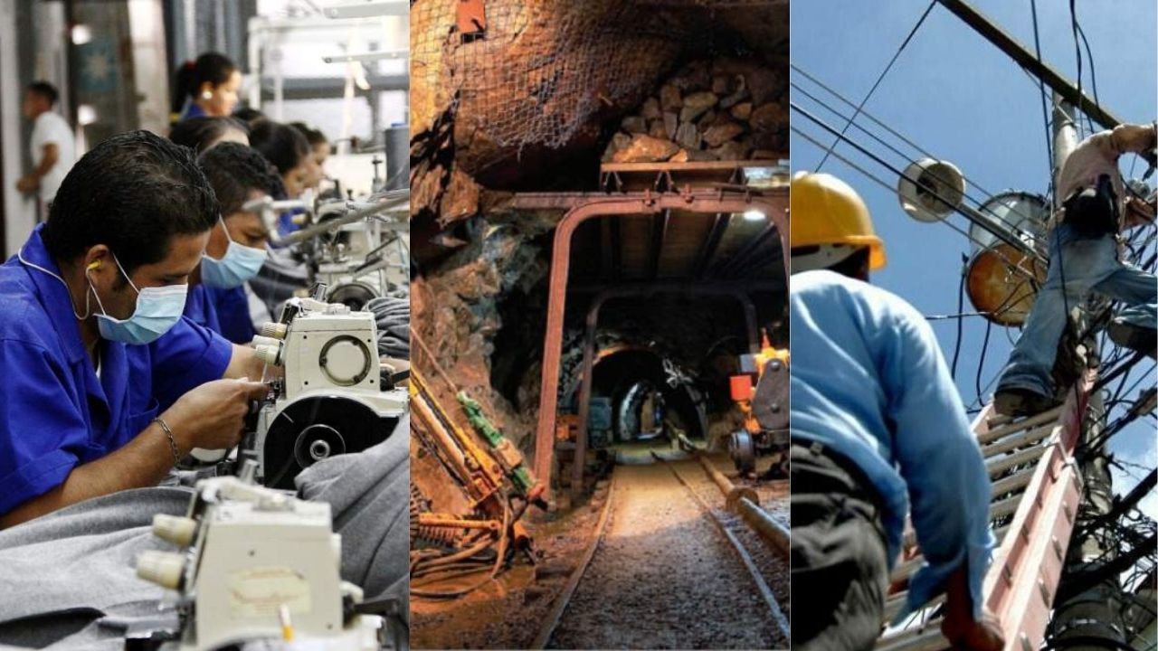 Minería, energía y manufactura concentran el 14 por ciento de la ocupación laboral en Honduras