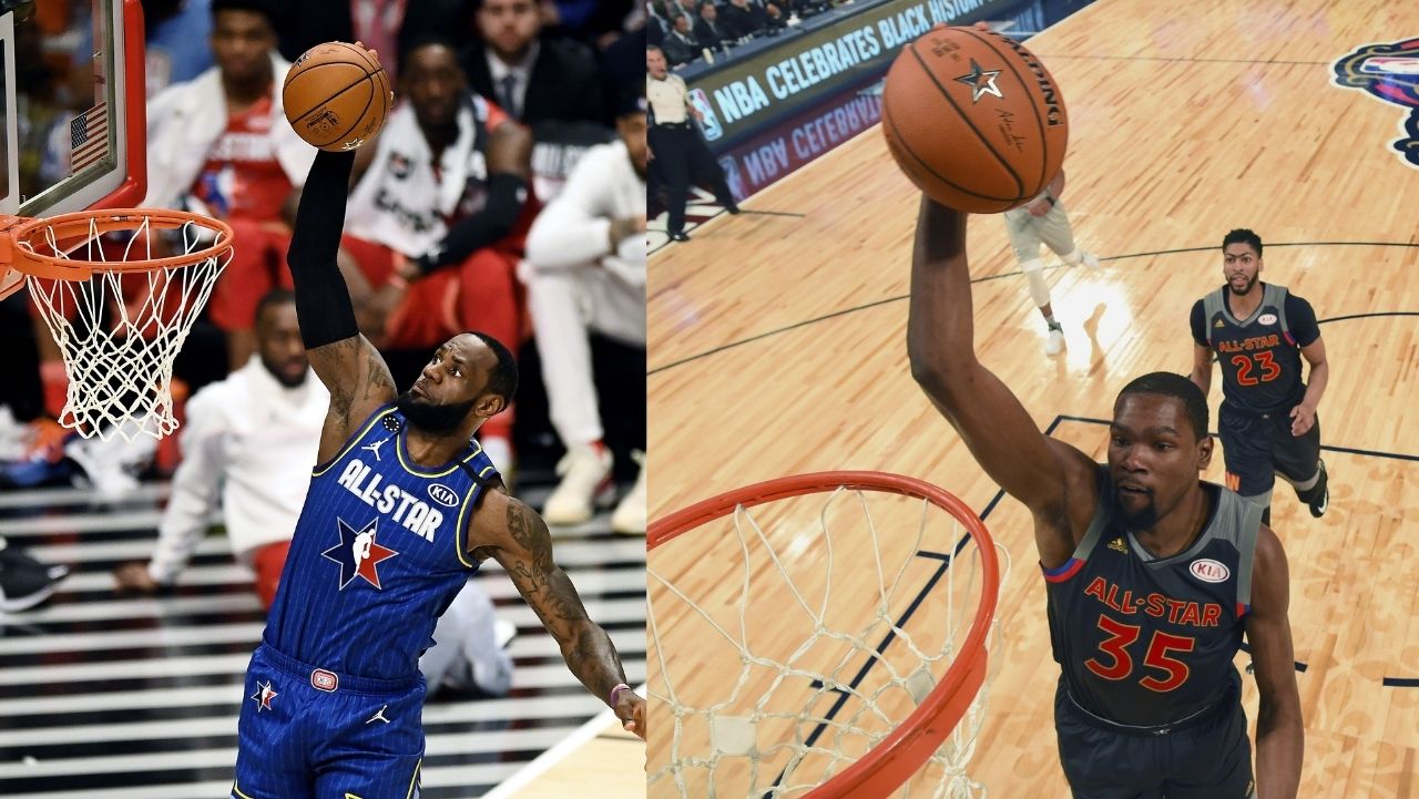 LeBron James y Kevin Durant liderarán el All Star Game 2021