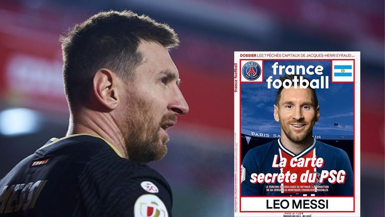 ¡Lionel Messi se pone la camiseta del PSG! La polémica portada que causa revuelo en Barcelona