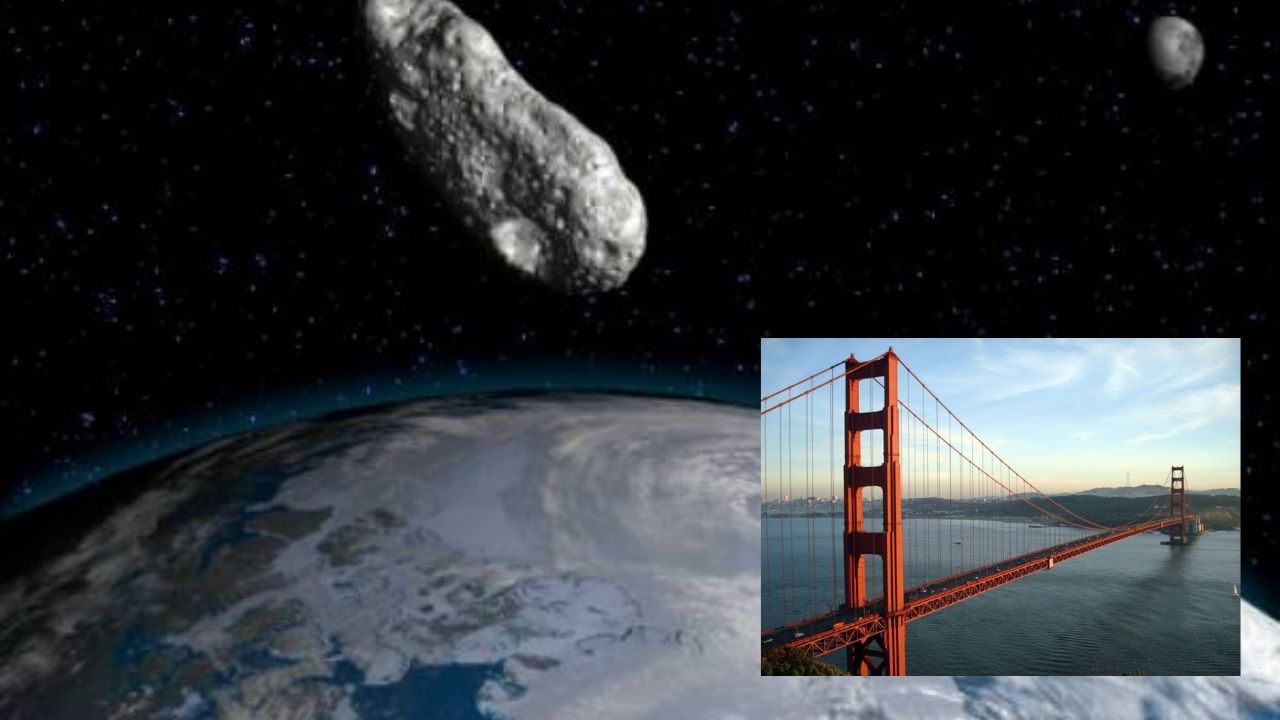 Varios asteroides se aproximarán en los próximos días a la Tierra, uno de ellos del tamaño del puente Golden Gate