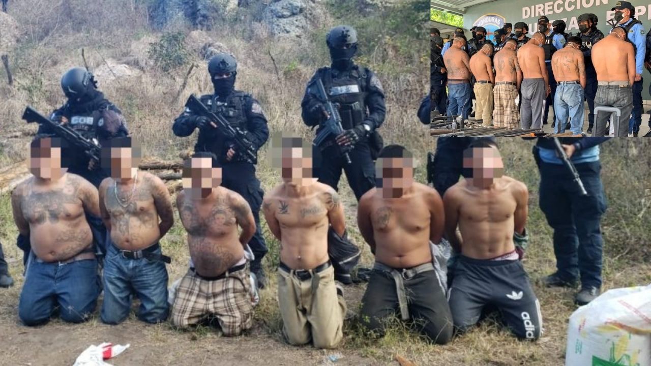 Detención judicial para seis cabecillas de la 'Escuelita de sicarios' capturados en salida a  Olancho