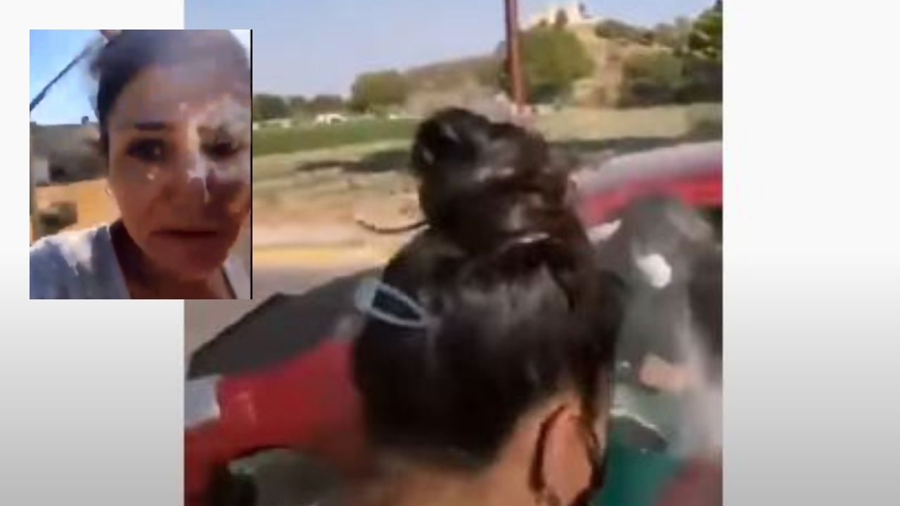 'Qué pend..', dijo la diputada #LadyMontajes, a quien le echaron harina con tierra, mira el video