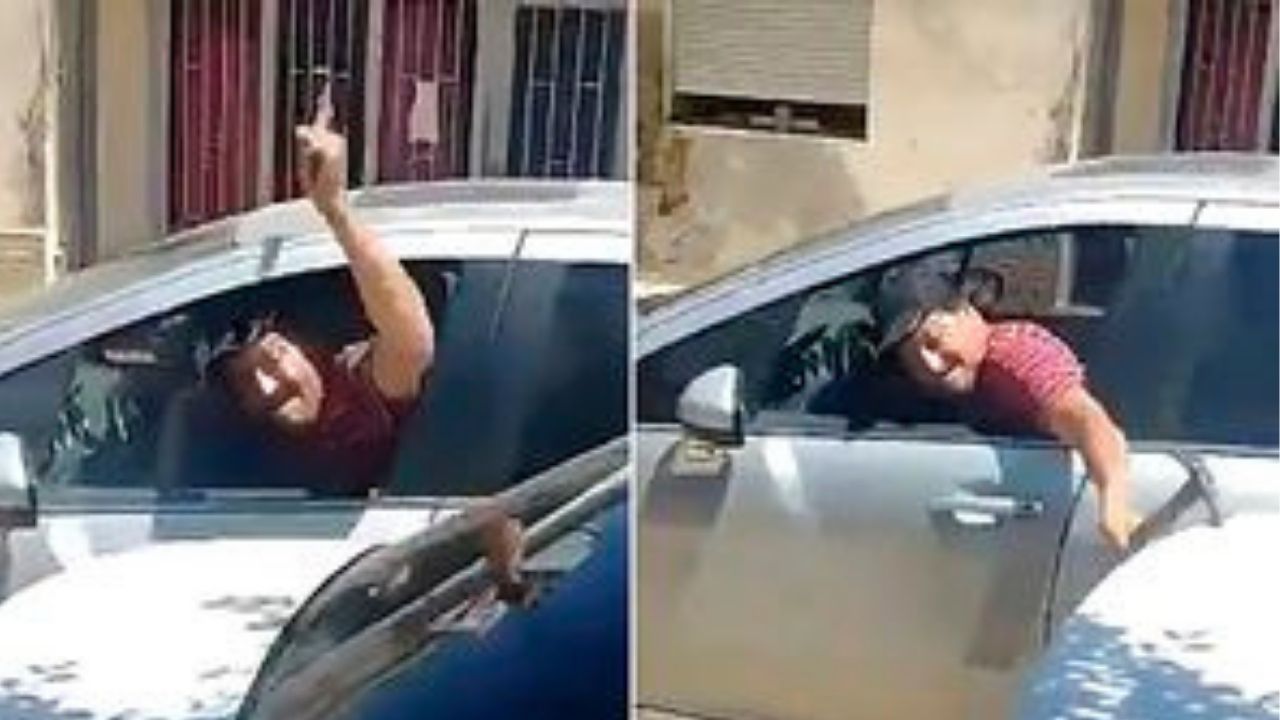 Hombre rompe auto de su expareja tras una discusión por supuesta infidelidad, todo quedó grabado
