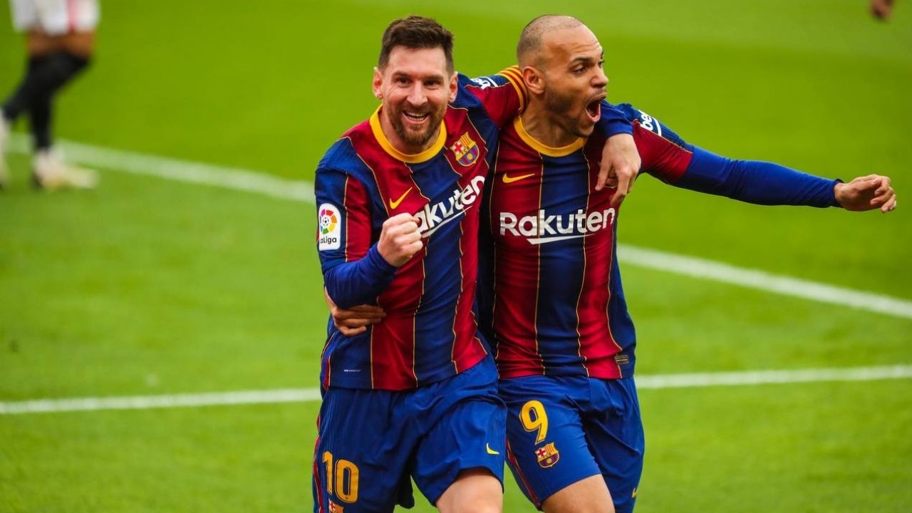 0-2. Dembélé y Messi reenganchan al Barça a LaLiga