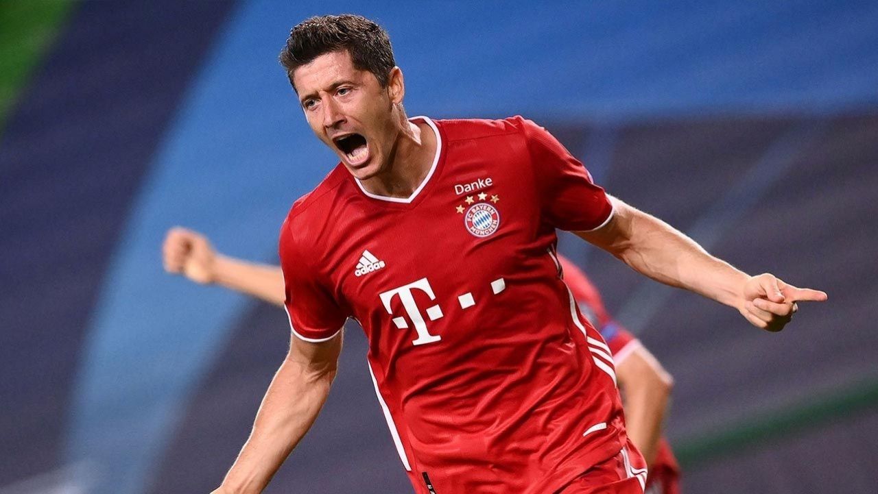 Lewandowski, el tercer máximo goleador en la historia de la Champions tras superar a Raúl