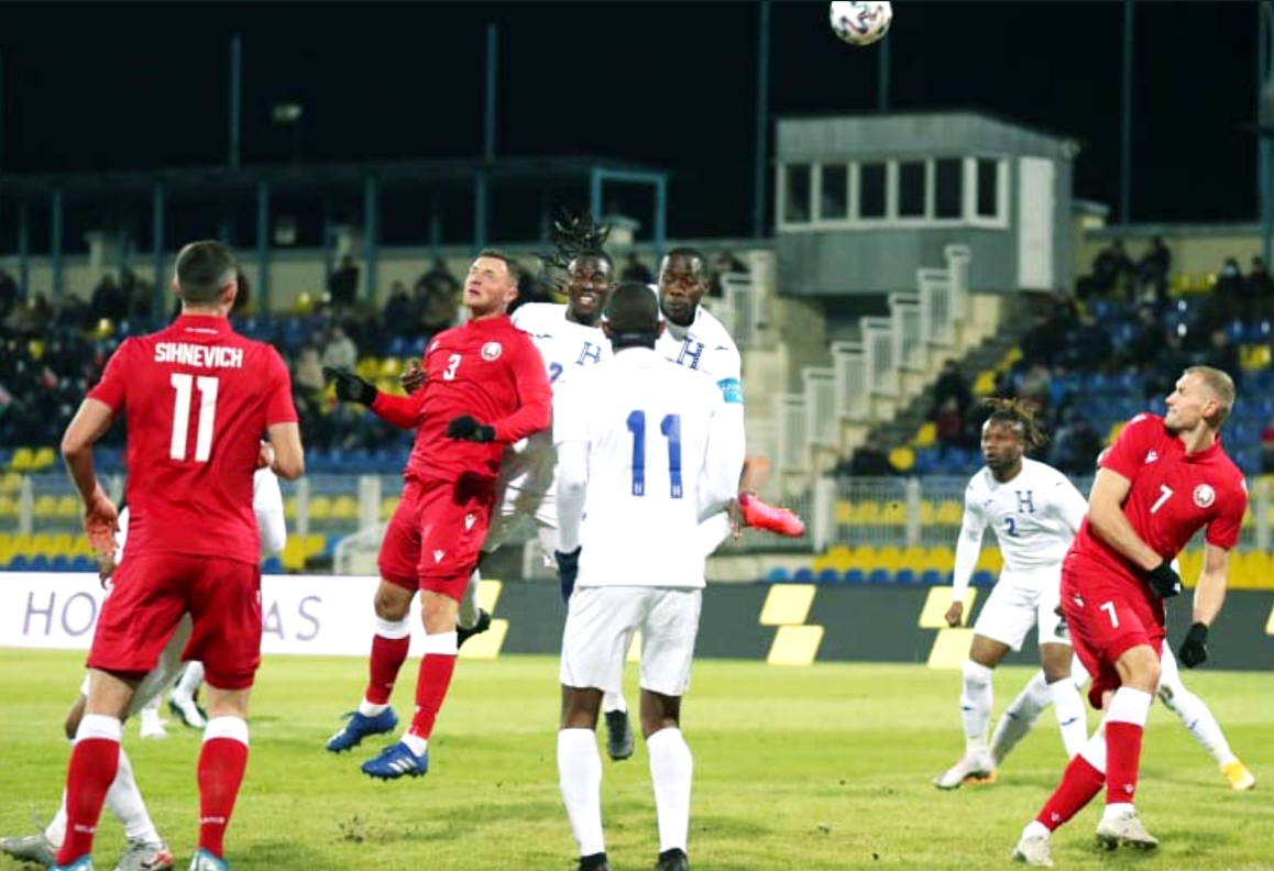 Crónica: Con gol de Alex López, Honduras empató 1-1 en su amistoso con Bielorrusia
