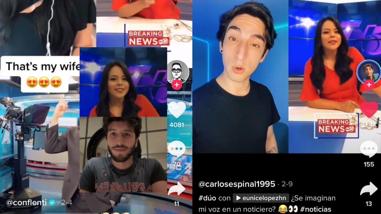 Sebastián Yatra se unió al reto de la presentadora hondureña Eunice López que causó sensación en TikTok