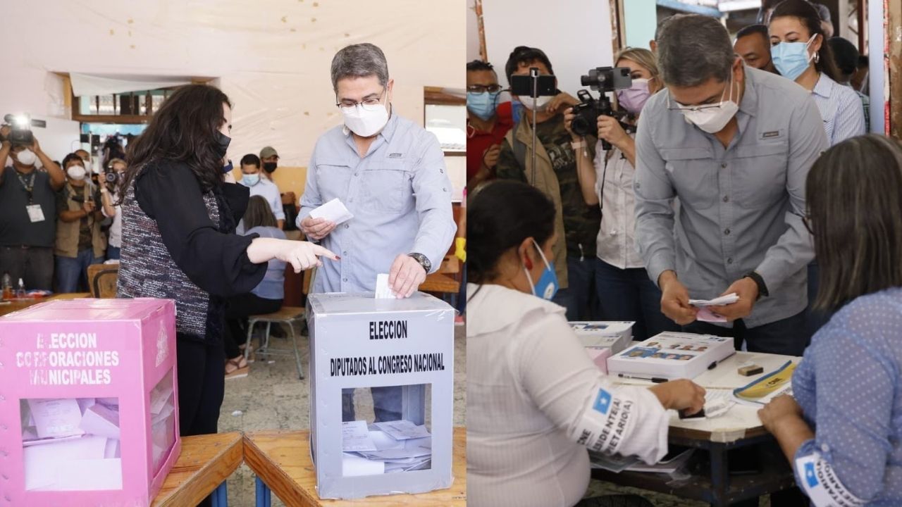Presidente Hernández llamó a votar por quienes mantendrán una lucha contra el narcotráfico