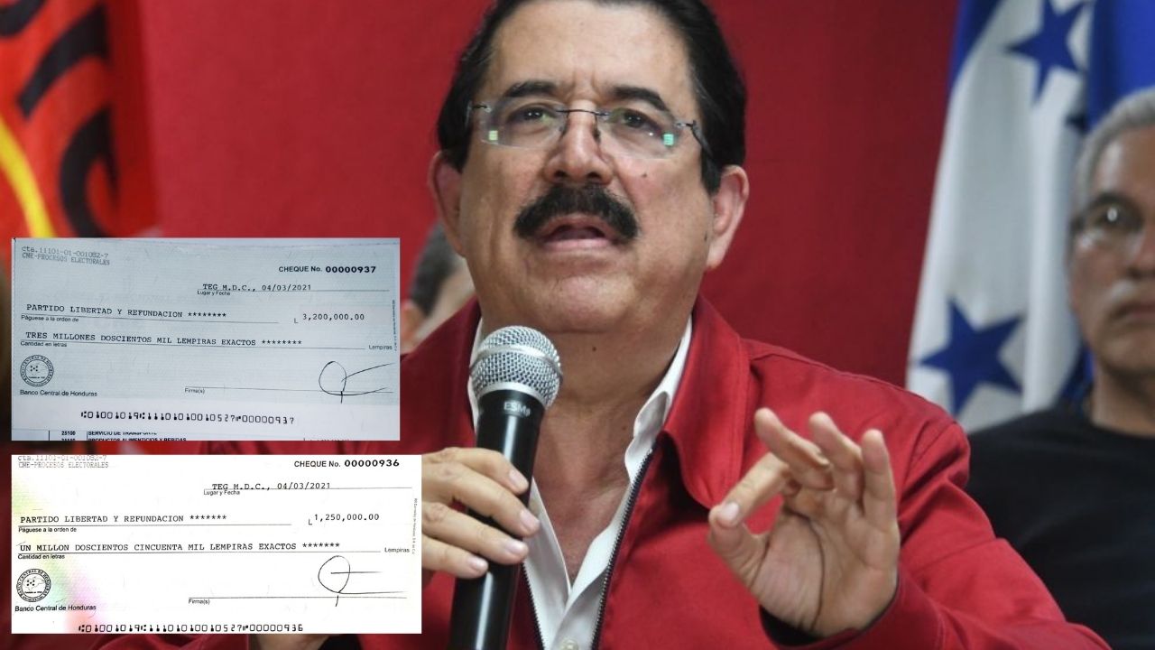 Libre recibió más de 4 millones de lempiras para capacitación electoral, reconoció Mel Zelaya