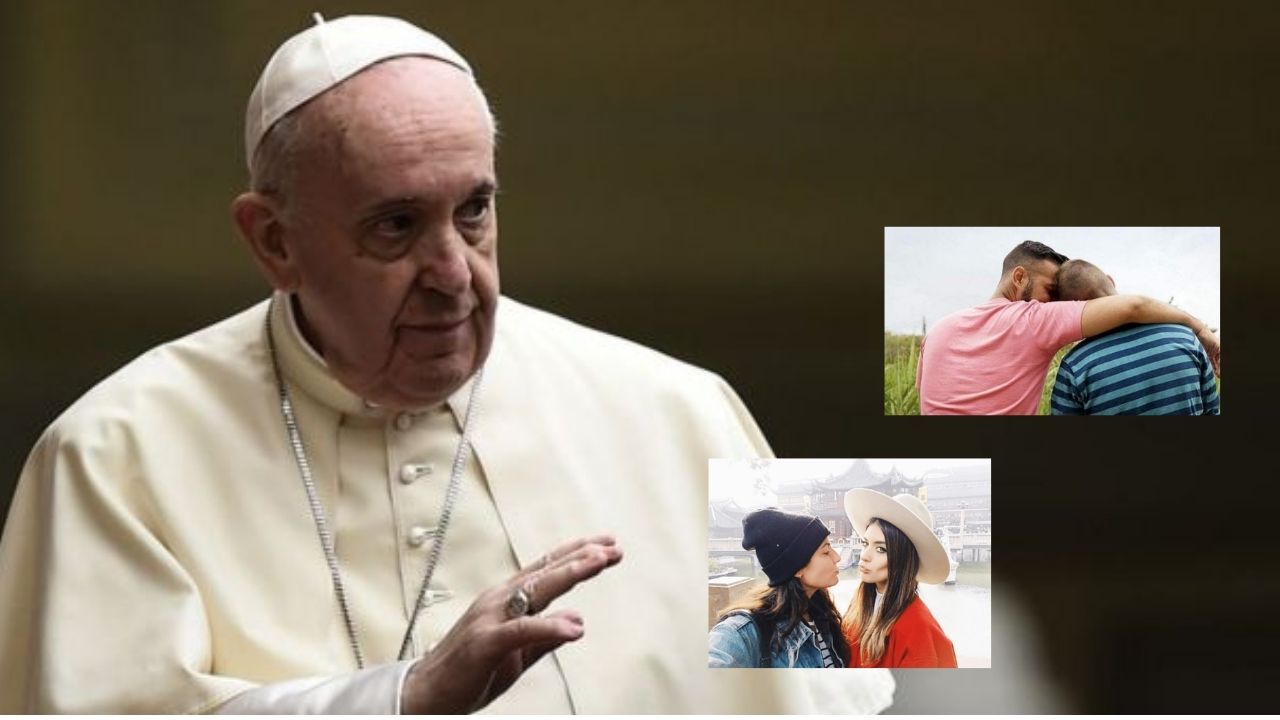 Papa Francisco en contra del Vaticano por negarse a bendecir a parejas gays