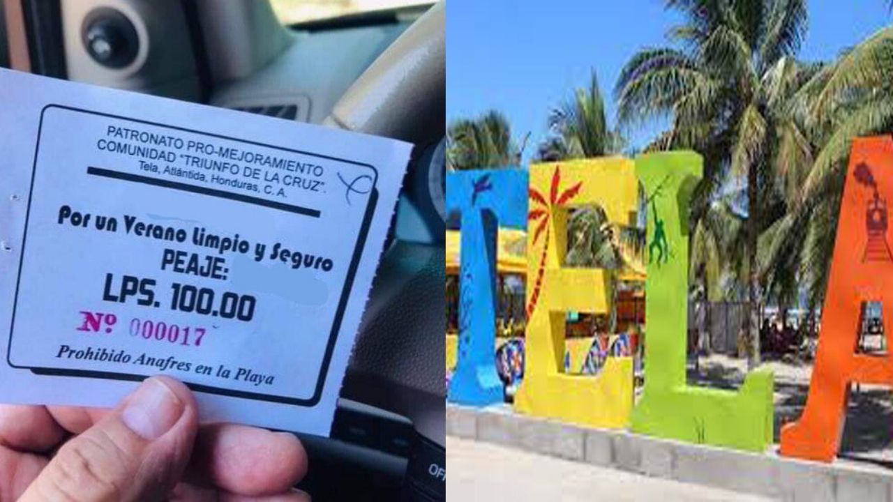 Vacacionistas denuncian cobro de 100 lempiras para ingresar a playas de Tela