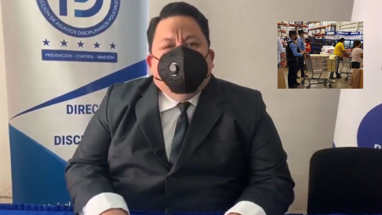 ´Esta situación es inaceptable en la institución´, dice titular de Didadpol por imagen de dos agentes comprando bebidas alcohólicas en Honduras