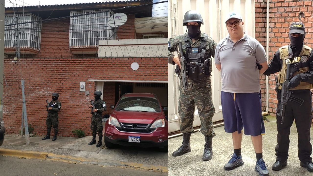 Capturan a supuesto  administrador de la MS-13 con un millón de lempiras y un rifle de asalto