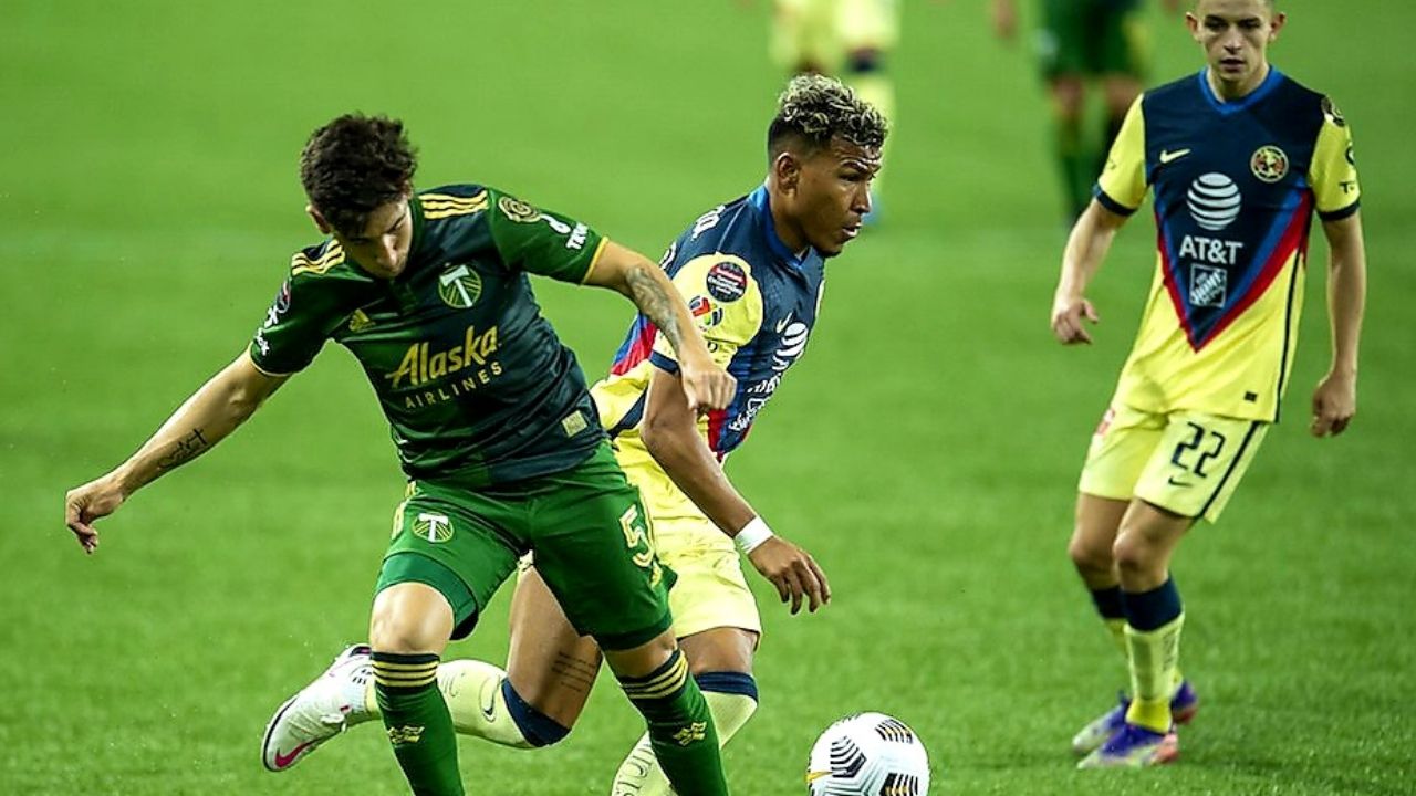 América dejó escapar el triunfo y empató 1-1 ante Portland Timbers por la ida de los cuartos de la Liga de Campeones de la Concacaf