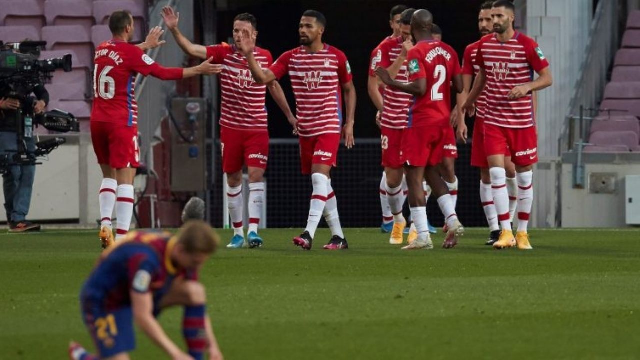 Barcelona cae 1-2 ante Granada y compromete sus aspiraciones en LaLiga