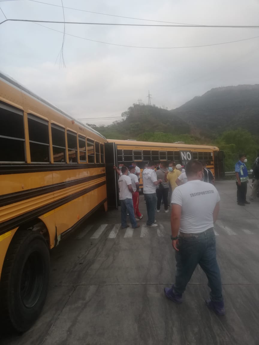 Las imágenes que reflejan el impacto del paro de transporte en Honduras
