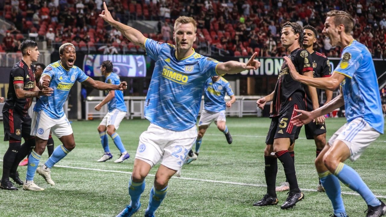 Philadelphia Union venció 0-3 al Atlanta United en la ida de los cuartos de final de la Liga de Campeones de la Concacaf
