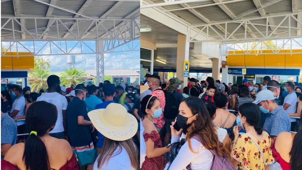 Hondureños abarrotan muelle de Cabotaje en La Ceiba en Semana Santa, aquí las insólitas imágenes en plena pandemia