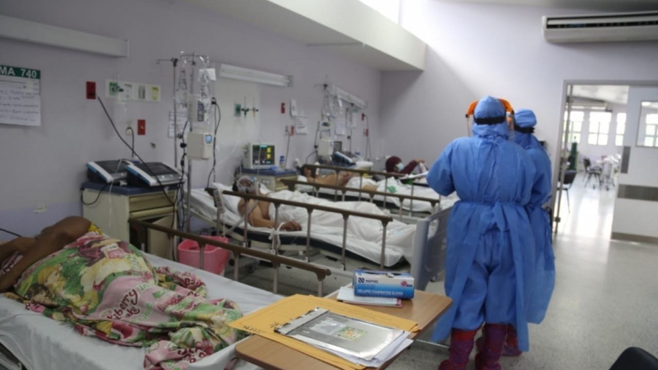 La mitad de pacientes covid hospitalizados está concentrada en la capital y la zona atlántica de Honduras