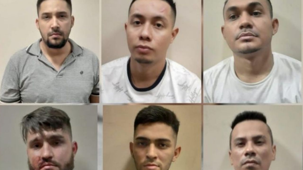 Estos son los seis rostros de los presuntos asesinos de cuatro jóvenes en San Pedro Sula